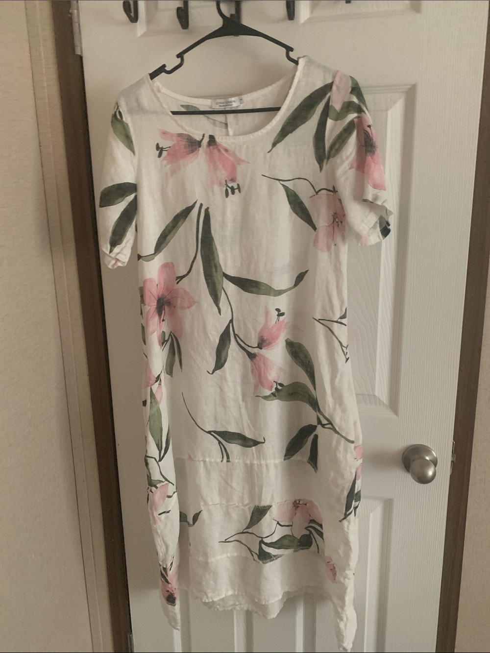 Lungo L’arno Dress with Pink Floral Print